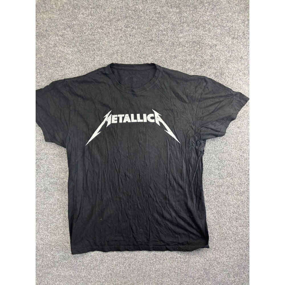 Metallica Band Shirt Adult XL Black Metal Music 80s Rock Band T Shirt
